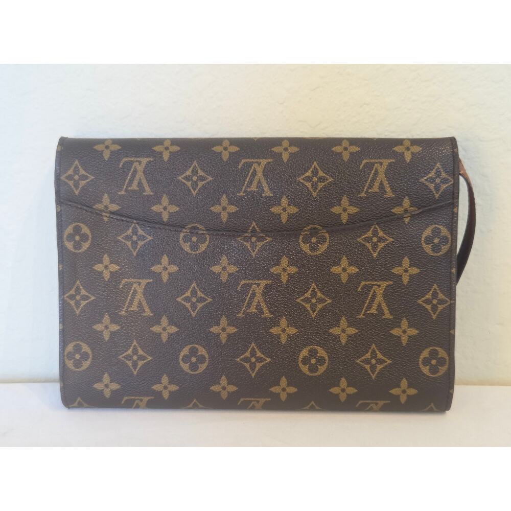 Louis Vuitton Monogram Bordeaux Bag Clutch Crossbody Vintage LV Removable Strap - Picture 6 of 16